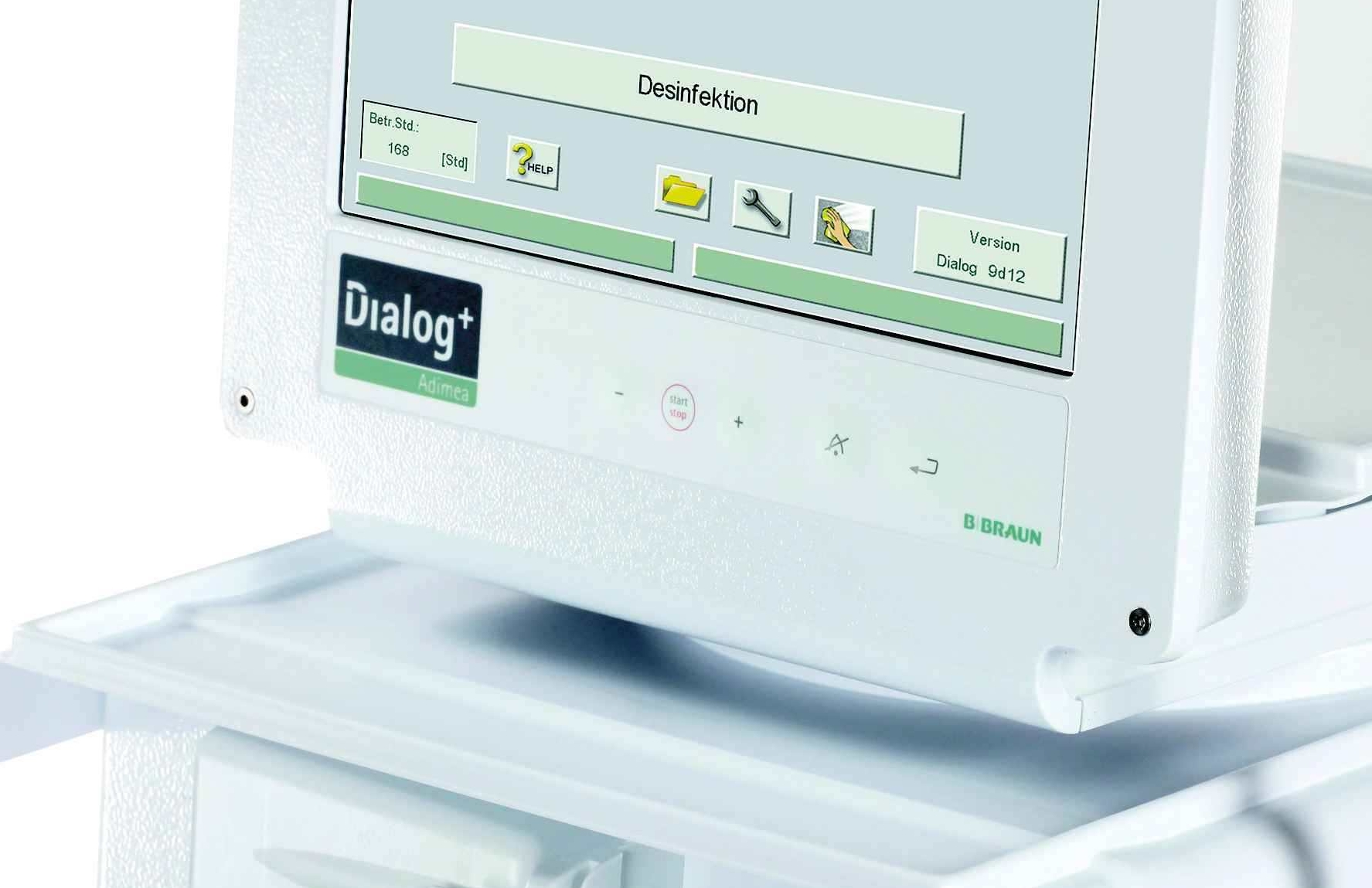 The B. Braun technical service maintenance worker push cart contains a full complement of replacement spare parts and tools required for maintenance at customer sites or hospitals.