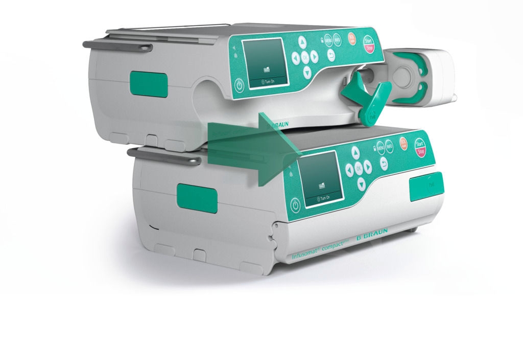 A syringe is drawn up with a drug