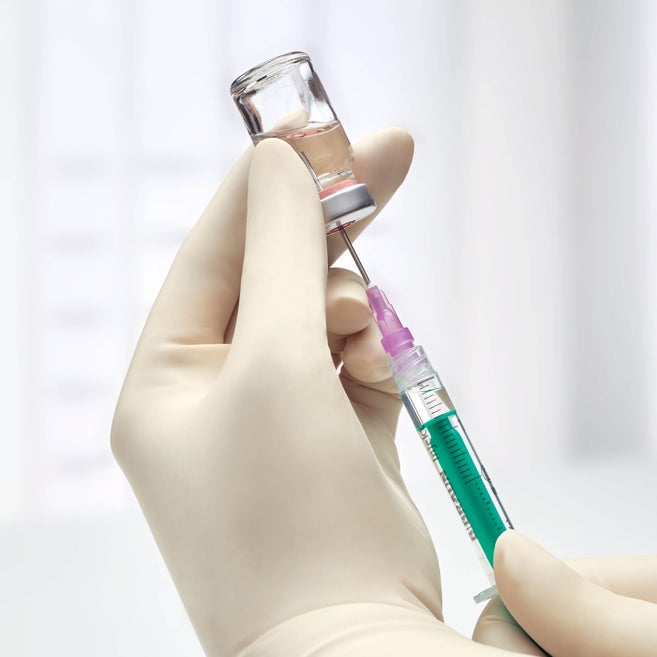 Drug preparation with sterican