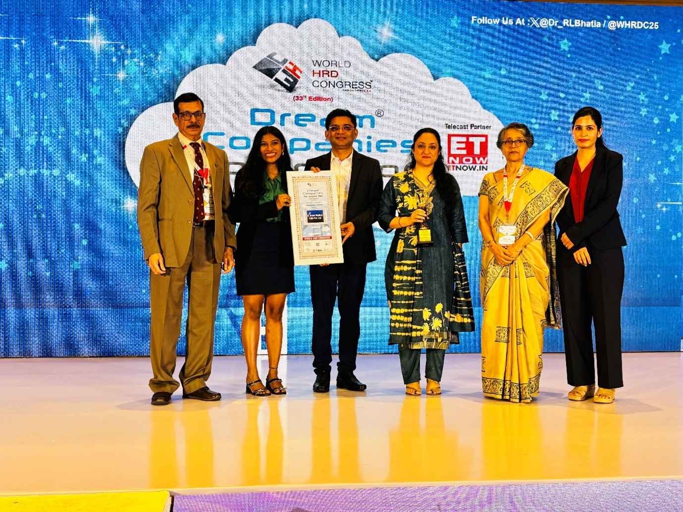 Anna Maria Braun presenting annual report conference titled empowered by technology